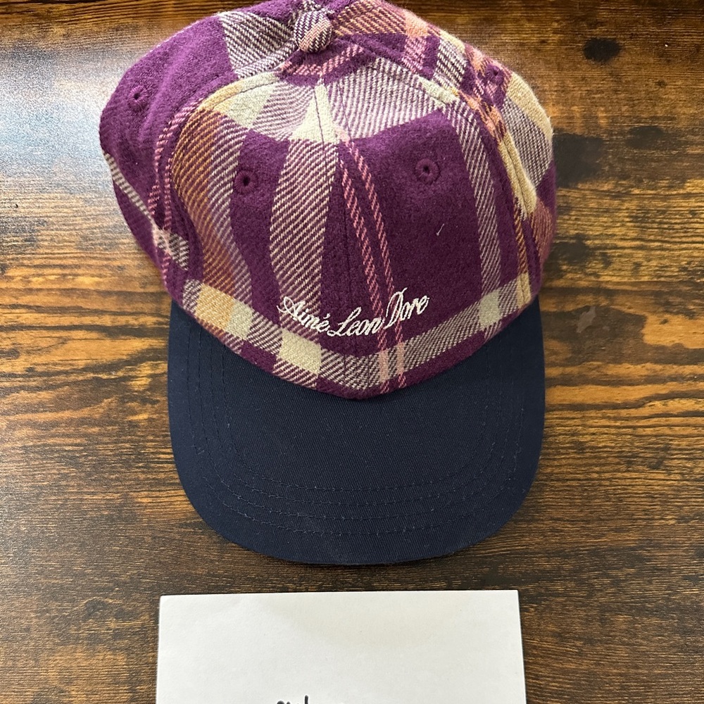Aime Leon Dore Purple Plaid Cap